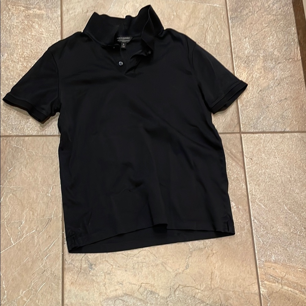 Banana Republic Black Polo Shirt